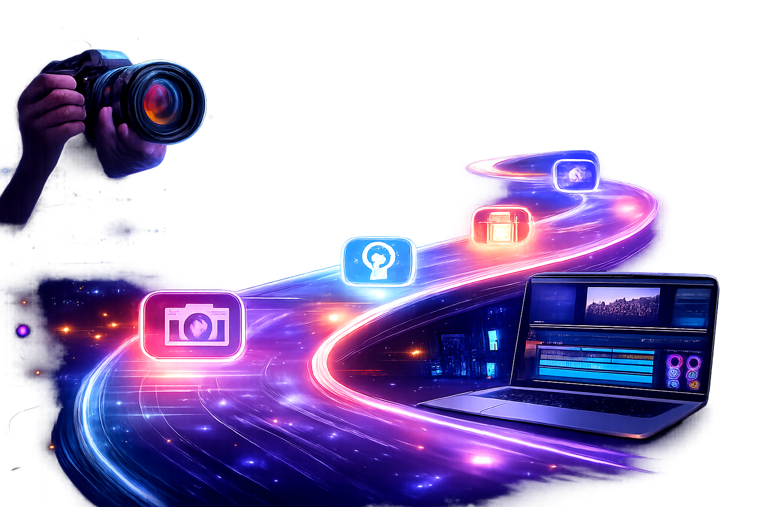 مسیر یادگیری تولید محتوا از استراتژی تا تدوین حرفهای